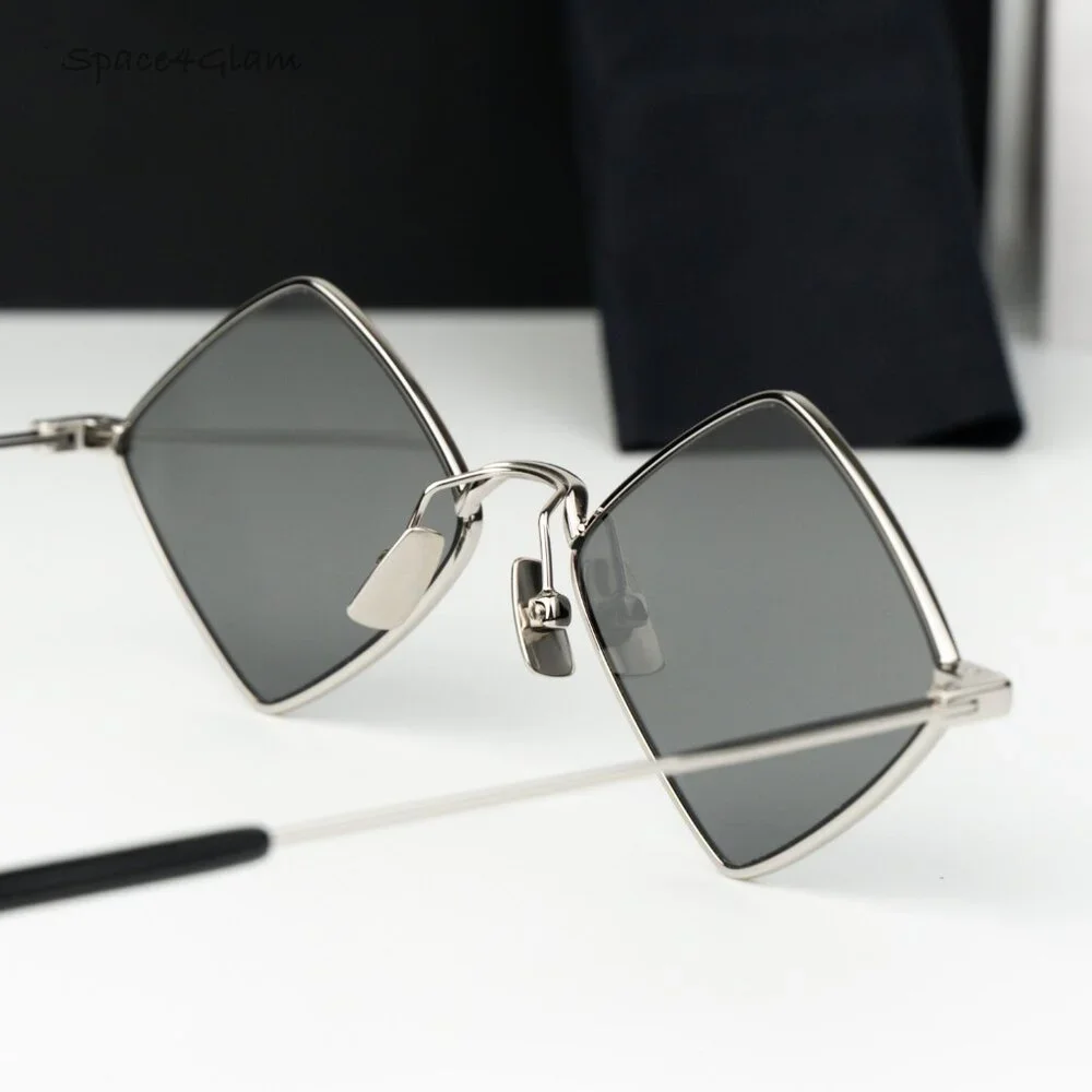 Saint Laurent Men Sunglasses Silver Flash SL302LISA 010 NEW AUTHENTIC - Picture 5 of 12
